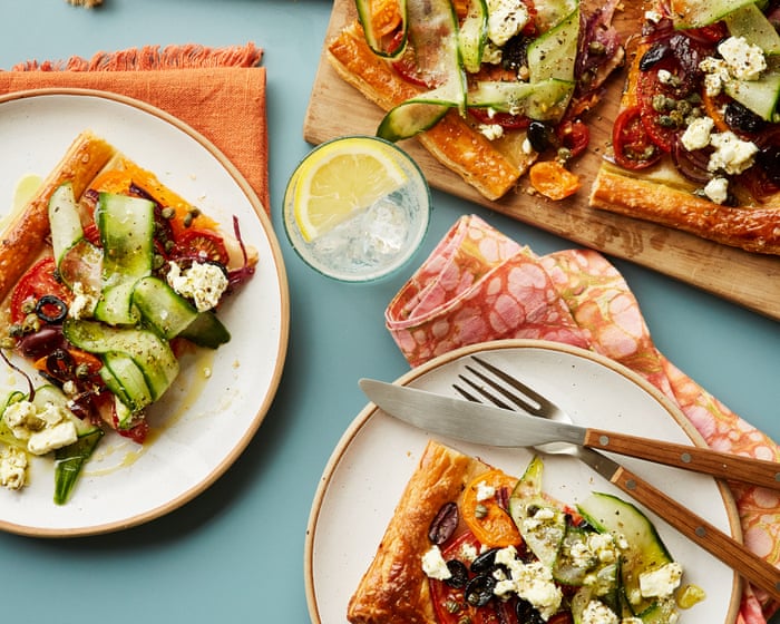 Perfect for picnics: Georgina Hayden’s Greek salad tart