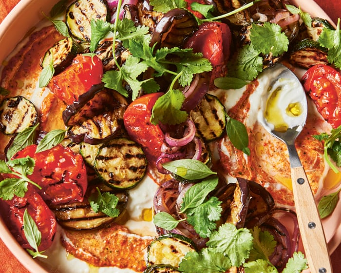 Here’s a more natural version of your text:

“Alice Zaslavsky’s perfect barbecue sides: Melon salad and Georgian-style grilled vegetables” 

This keeps the meaning while making it sound