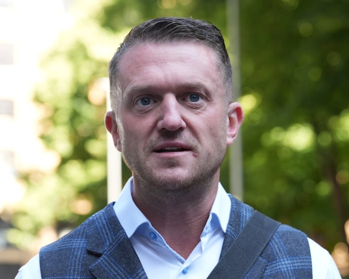 Police are searching for Tommy Robinson following reports of an alleged assault at a London train station.