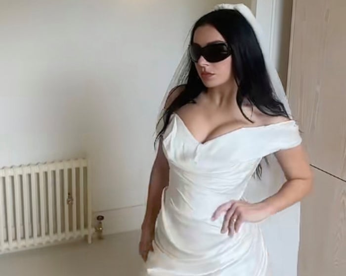 “Perfect match”: Charli XCX in Vivienne Westwood emerges as Gen Z’s bridal inspiration