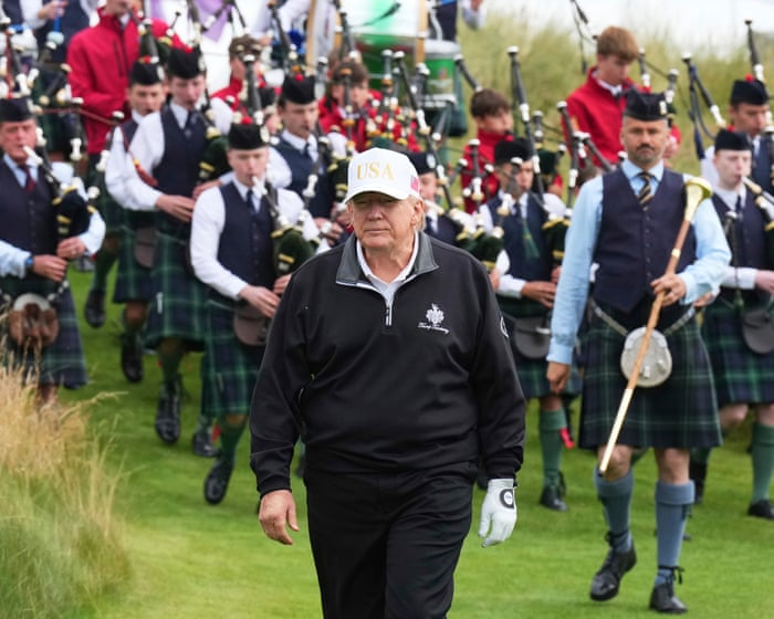 Donald Trump expands his golf empire in Scotland as global attention shifts elsewhere | Ewan Murray