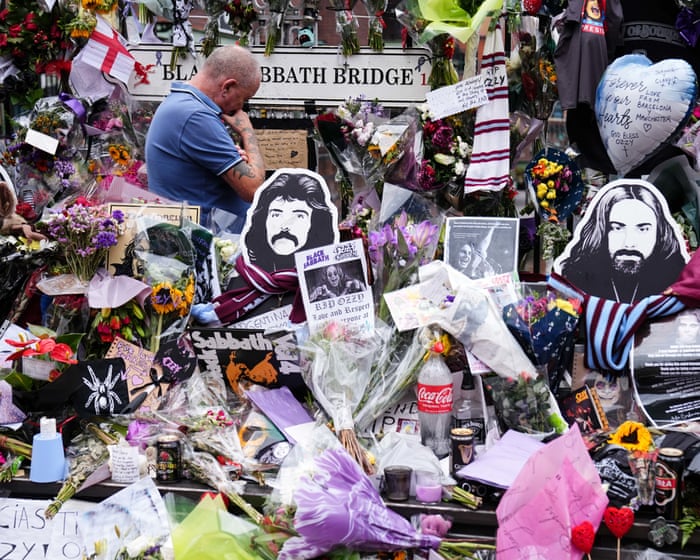 Ozzy Osbourne’s funeral procession will travel through Birmingham city center.