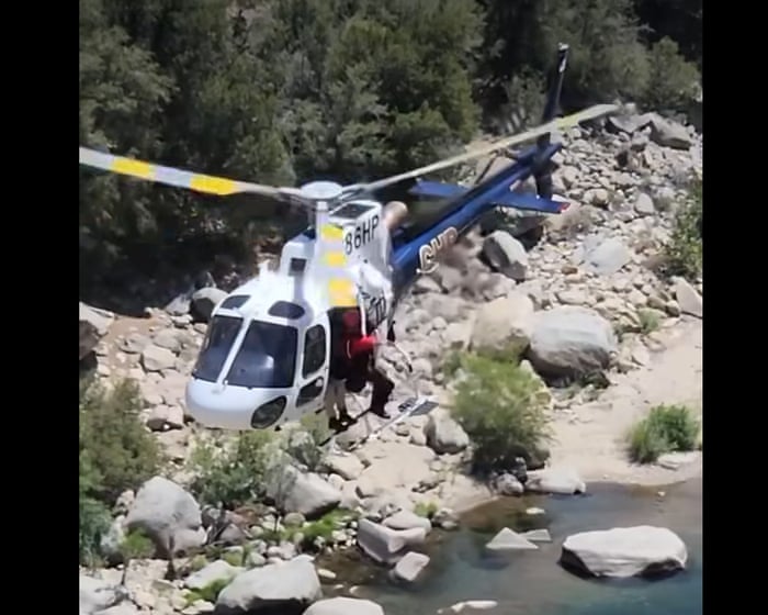 "Storia incredibile di sopravvivenza": uomo californiano salvato dalla polizia dopo essere rimasto intrappolato dietro una cascata per due giorni