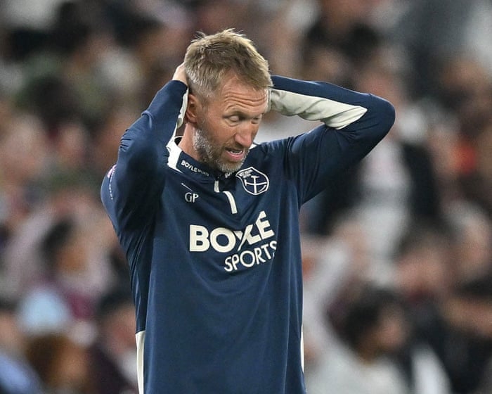 "I have to do better": Potter admits he's feeling the pressure after Chelsea's loss.