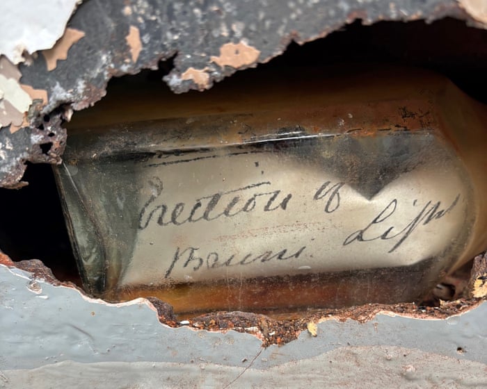 A painter made an exciting discovery while working on a lighthouse—a 122-year-old message in a bottle hidden inside the walls. “He was so excited,” said a witness to the find.