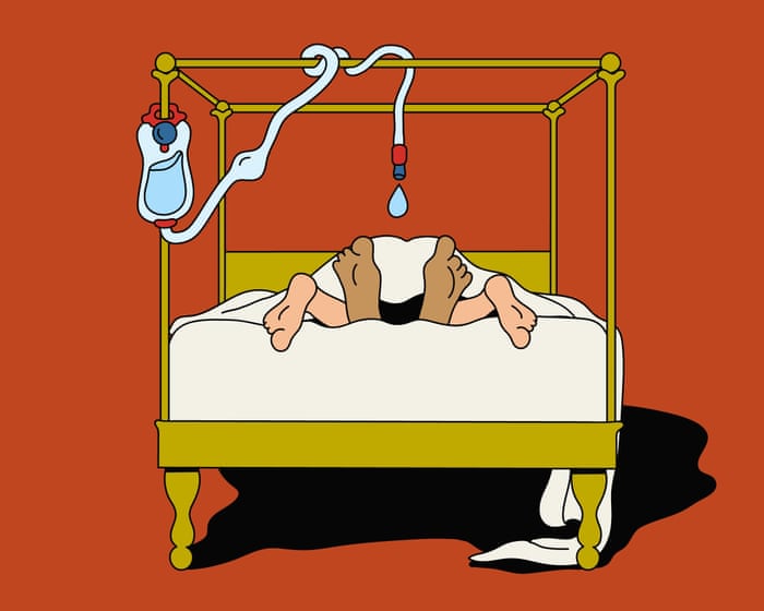 What do you think—should my boyfriend quit sipping from his water bottle during sex?