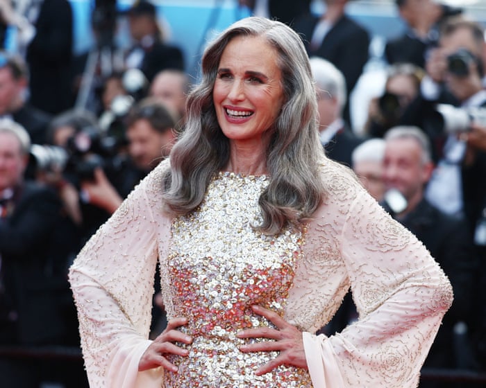 Celebrities such as Andie MacDowell and Pamela Anderson are embracing the grey hair movement—are older women worrying less about others' opinions?