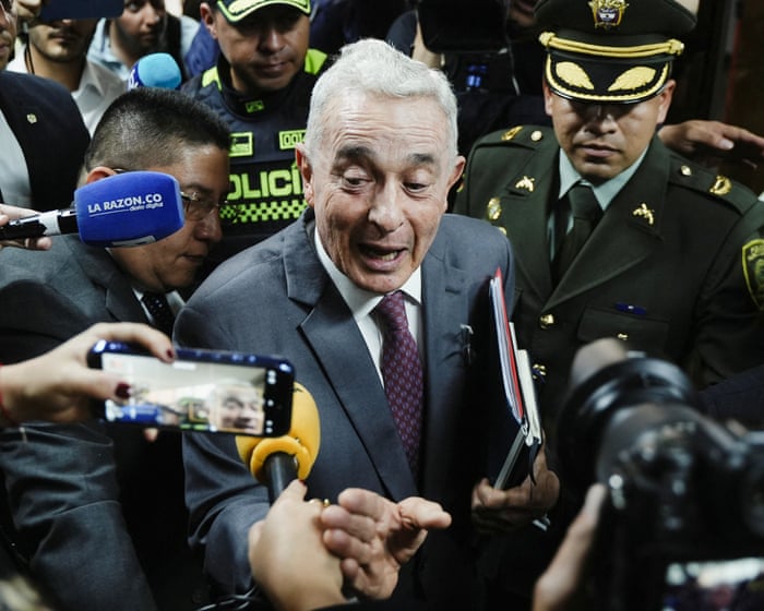 Colombia’s former president Álvaro Uribe has been sentenced to 12 years under house arrest for tampering with witnesses.