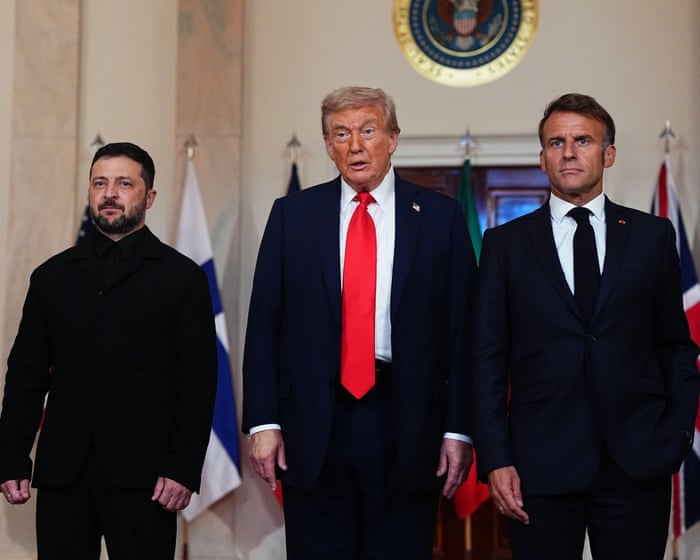 Europæiske ledere drøfter sikkerhedsgarantier for Ukraine efter samtaler med Trump.