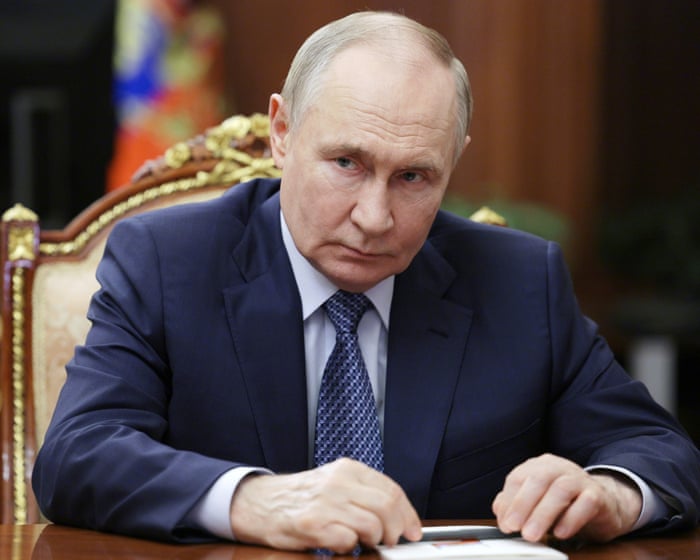 The Guardian's view on Putin's propaganda: The myth of his strength masks major strategic vulnerabilities | Editorial (Note: I've slightly streamlined the phrasing while preserving the original meaning. The key changes are