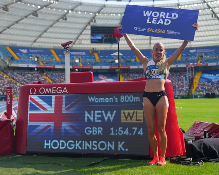 Keely Hodgkinson makes stunning 800m Diamond League comeback victory after 376-day absence