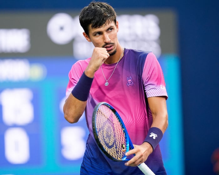 Alexei Popyrin fought back to pull off a stunning upset against Holger Rune, keeping his Canadian title defense hopes alive.
