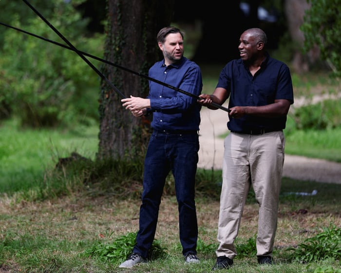 Lammy reported himself to a watchdog after illegally fishing with JD Vance.