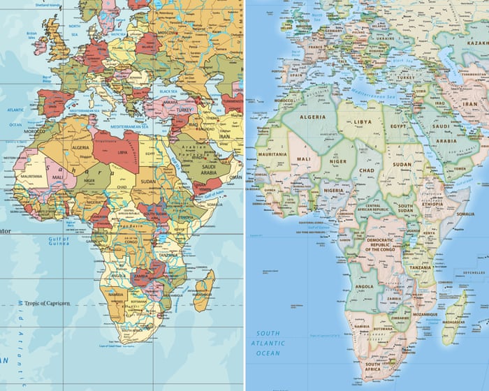 Afrikanska unionen har anslutit sig till uppmaningarna att sluta använda Mercator-kartan, som avsevärt minskar den afrikanska kontinentens storlek.