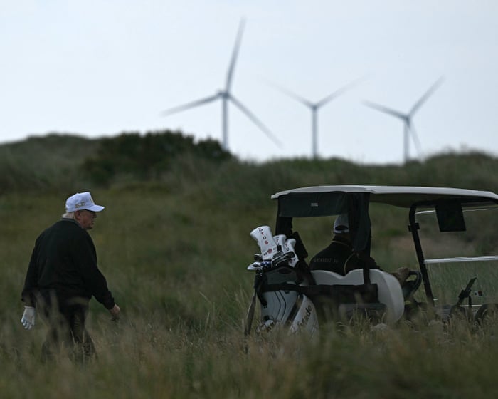 This week, the US president’s campaign against renewable energy gained international attention.