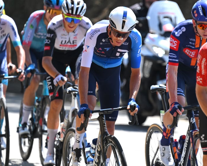 Israel-Premier Tech removes team name from riders' jerseys at Vuelta following protests.