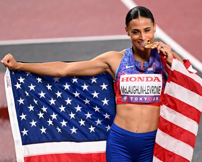 Sydney McLaughlin-Levrone ran the fastest women's 400m in 40 years to win the world championship gold.
