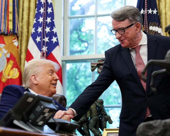 Peter Mandelson chwali Trumpa jako "lubiącego ryzyko" w dążeniu do partnerstwa technologicznego USA-Wielka Brytania