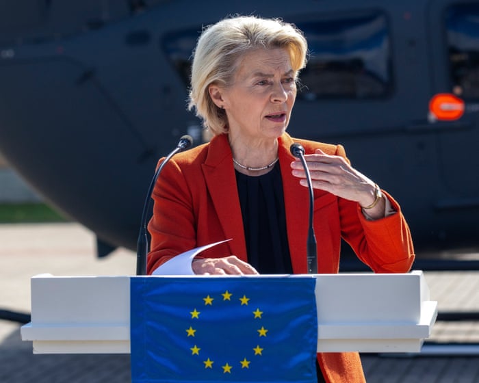 Russia is suspected of interfering with the GPS signal on a plane carrying Ursula von der Leyen.