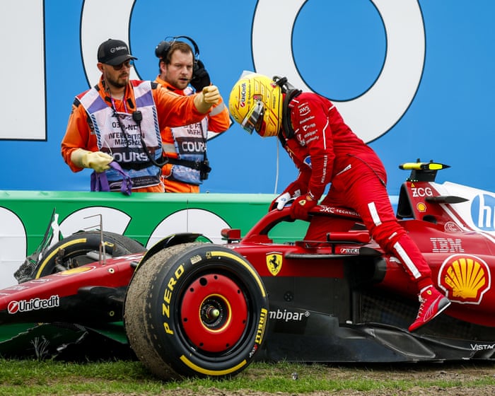Hamilton forberedte seg på intenst press på Ferraris hjemmebane Grand Prix etter krasjet hans i Zandvoort.