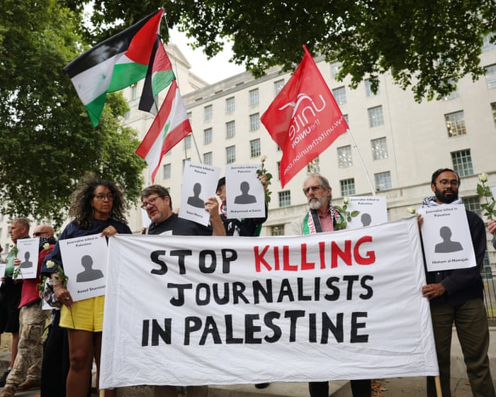 The Guardian's view: Israel's targeting of journalists in Gaza aims to conceal its actions from the world.