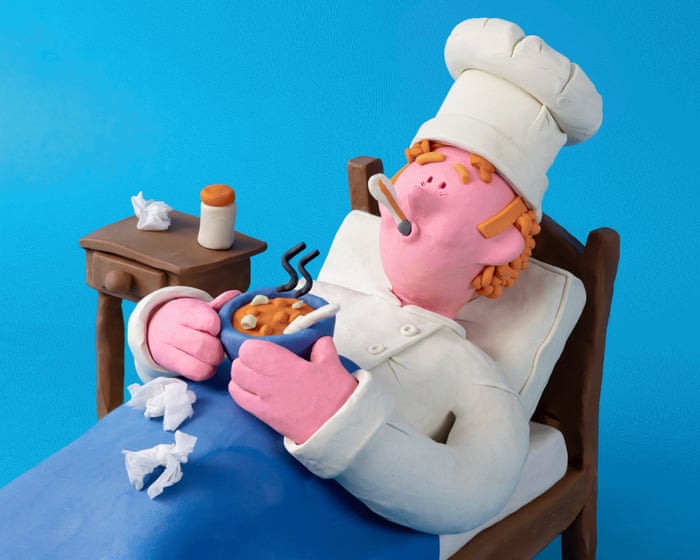 What do chefs and doctors eat when they're under the weather or nursing a hangover?