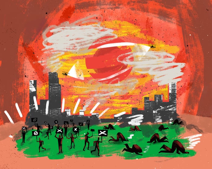 If you saw democracy being taken apart right in front of you, what would you do? Whatever you're doing at this very moment.