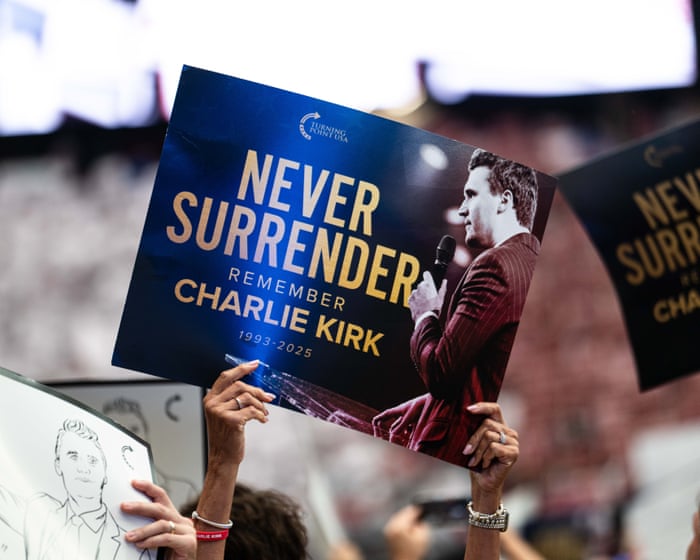 'Page one of the authoritarian playbook': Trump and allies capitalize on Kirk's death.