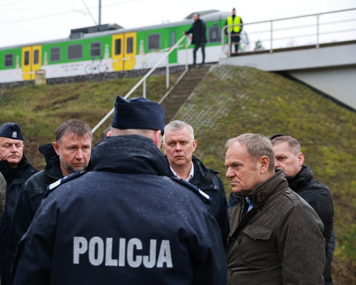 Donald Tusk has stated that the railway explosion in Poland was an unprecedented act of sabotage.