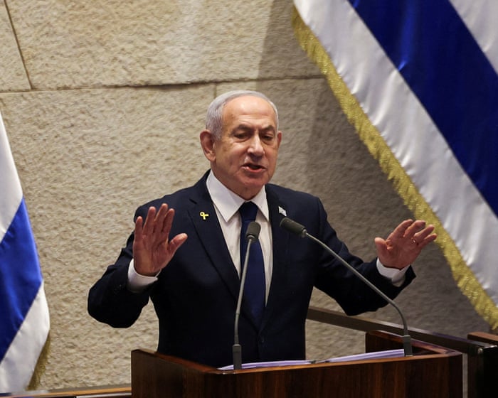 Benjamin Netanyahu requests a pardon from Israel's president regarding his corruption case.