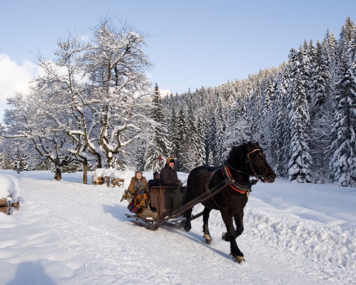 Discover Europe's top 10 winter getaways, featuring sleigh rides, relaxing spas, and snowshoeing adventures.