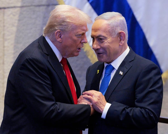 Trump again asks Israeli president to pardon Netanyahu.