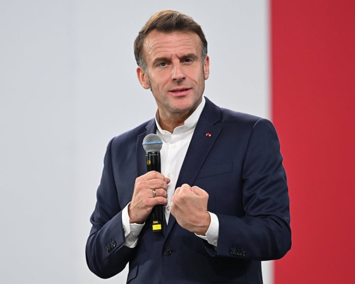 Macron states that there is no mistrust between Europe and the US regarding Ukraine.