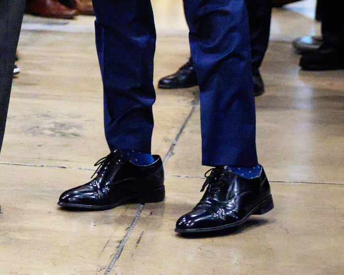 How does Trump keep allies like Marco Rubio in line? He essentially forces them to wear shoes that are way too big.