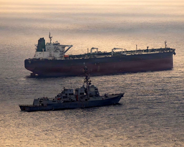 Iran's Revolutionary Guards have warned that they will target US sites in the Middle East if their oil tankers come under attack.