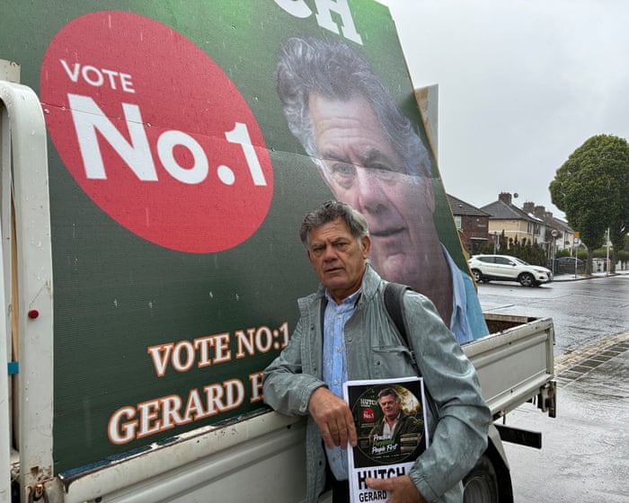 A Dublin gangland figure is bringing extremist views into the Irish mainstream while on the campaign trail.