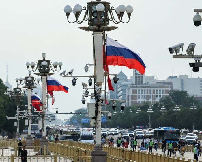 Vladimir Putin is set to arrive in Beijing for a state visit, right on the heels of Trump.