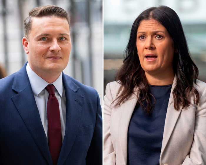 A dispute has erupted within the Labour leadership after Lisa Nandy challenged comments made by Wes Streeting.