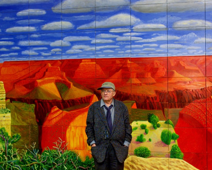 David Hockney captured the essence of the modern world. His work was a true feast for the eyes.