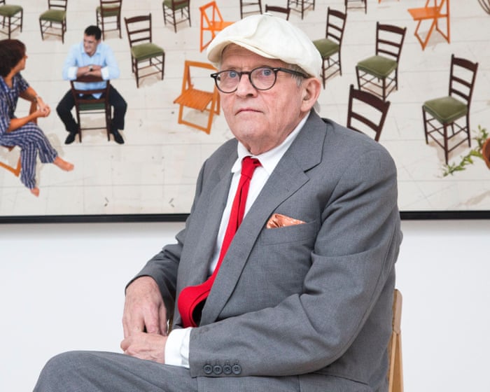 David Hockneys Beerdigung war eine private Veranstaltung, an der nur zwei Personen teilnahmen.