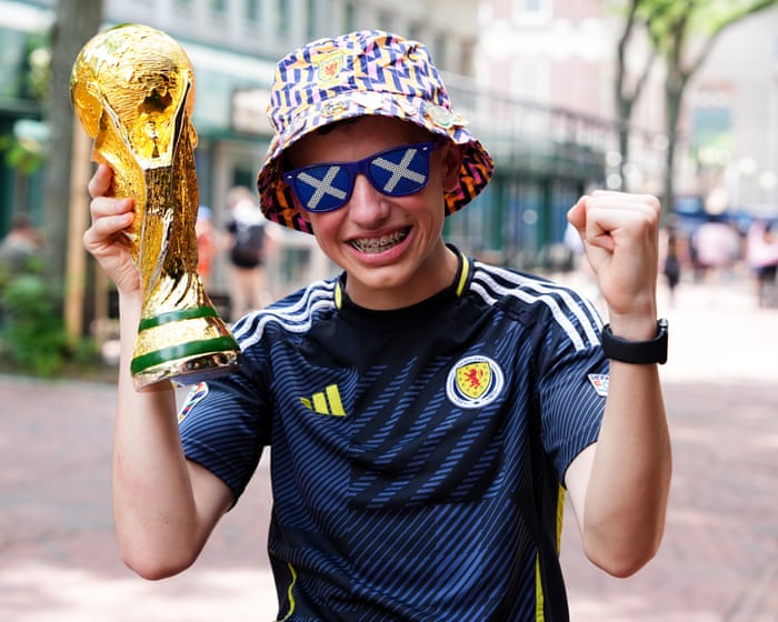 Pipers and dreams: World Cup fever grips Scotland again after 28 years.
