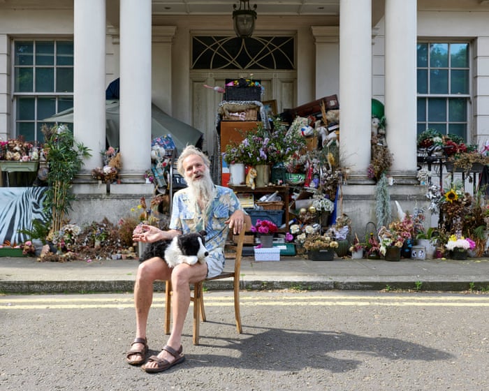 Britain's most expensive house sits empty, with its only resident being a homeless man who lives on the porch. Why is that?