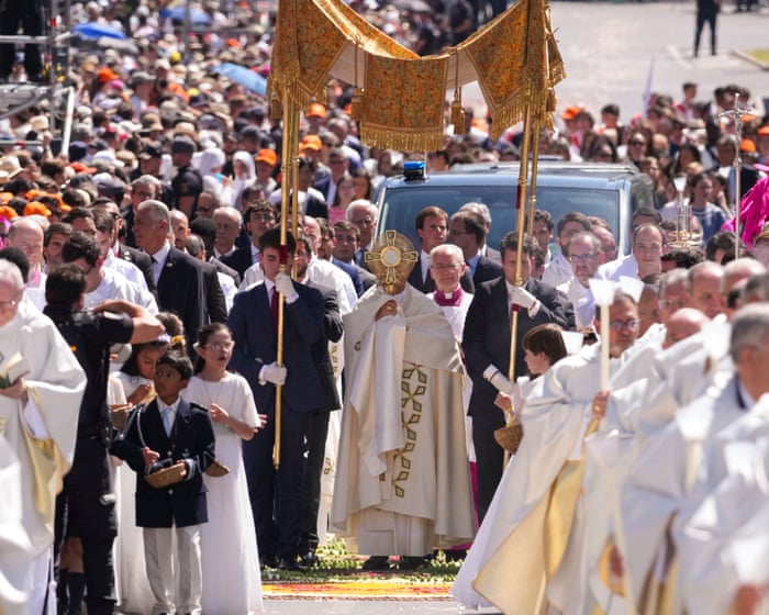 More than a million people joined Pope Leo for an outdoor mass in Madrid.