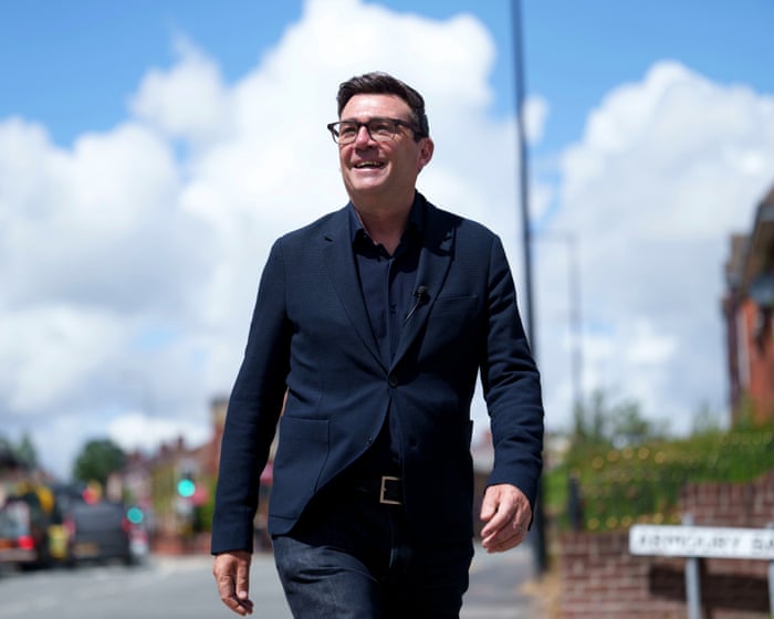 Andy Burnham wants to move some of the No 10 operations to Manchester.