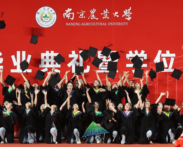 China is facing a graduate glut: millions of young people are entering a job market that has little demand for them.