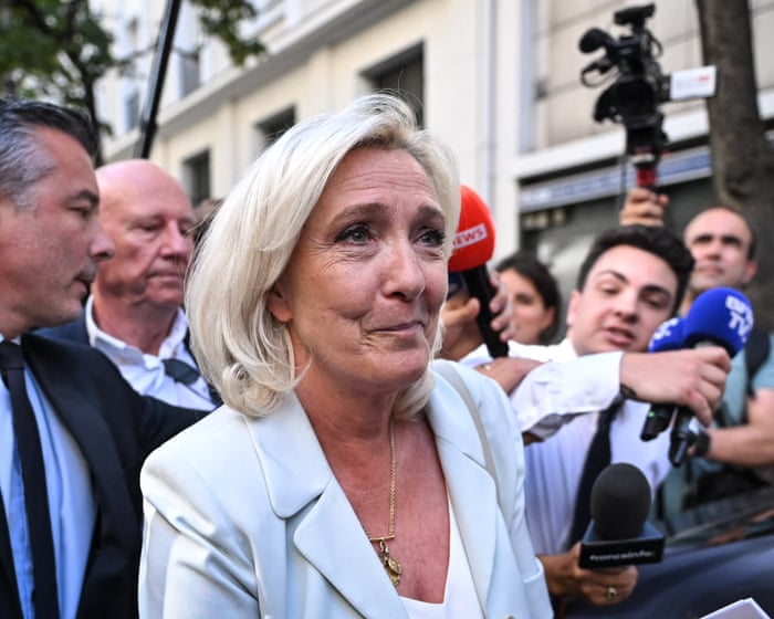 Marine Le Pen should consider herself lucky she’s not in prison, let alone running for president of France. Why is she still in public life at all?