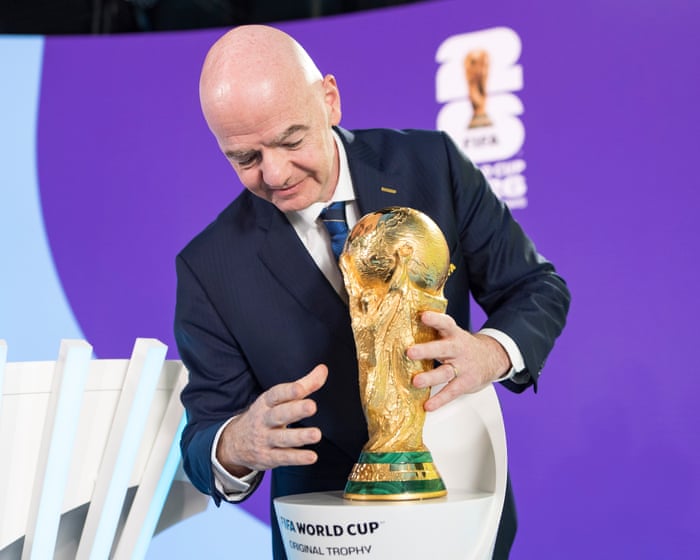 Infantino is facing growing pressure after a senior adviser resigned over plans to sell off World Cup rights.