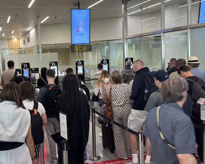 Airlines are flying with half-empty planes, and there are calls to pause the new EU border system during the busy holiday season.