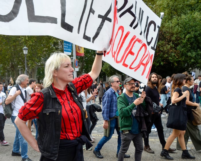 The most beautiful act of resistance I’ve seen: tenants in Madrid taking on landlords with art | Leah Pattem