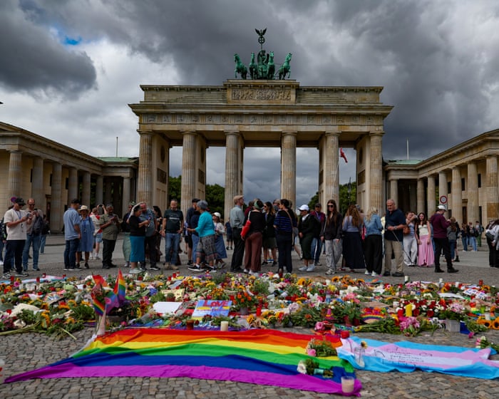 German officials are calling for stricter laws against extremism after an attack at Berlin Pride.